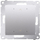 Buton inteligjent për roleta Kontakt Simon 54 GO DEZ1W.01/43, WiFi, 2x5A 230V, argjend mat
