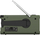 Radio portative Kruger&Matz KM0836, solar, power bank 5000mAh, jeshile ushtarake