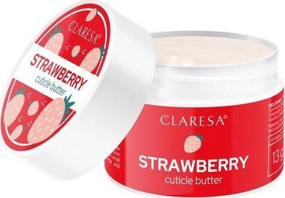 Gjalp për kutikula Claresa Butter For Cracked Cuticles Strawberry, ushqyes, aromë luleshtrydhe