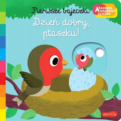 Libër kartonazhi Clever Child Academy Good Morning Little Bird, interaktiv, për kalamaj 0–3 vjeç, shumëngjyrësh