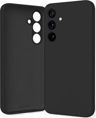 Силиконска навлака Mercury за Samsung S24 Plus, мат, црна