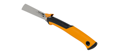 Sharrë tërheqëse Fiskars, palosëse, 13 tpi, zezë/ portokalli