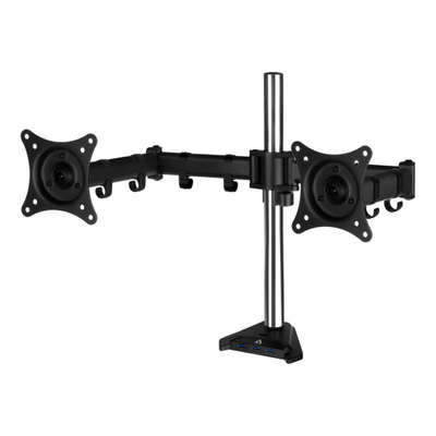 Krah montimi për dy monitorë Arctic Z2 Pro, 34", VESA 75/100, 15 kg, USB 3.0, i zi