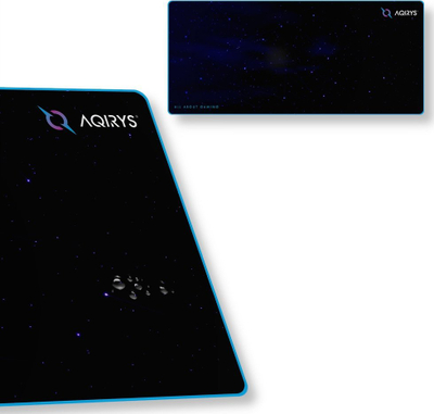 Mousepad gaming AQIRYS Parsec XL, 900x400mm, tekstil, i zi