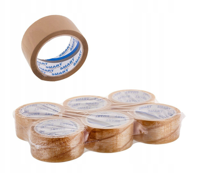 Shirit ngjitës Bestpak BSTech, 48mm x 66m, transparent, set 6 copë