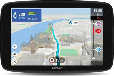 Navigација GPS TomTom GO Camper Max Premium Pack, 7", бежична мрежа, црн