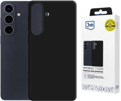 Mbulesë mbrojtëse 3MK Hardy MagSilicone për Samsung Galaxy S26+, silikon magnetik, e zezë