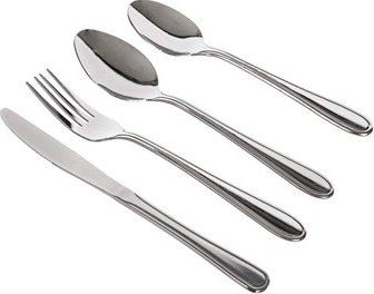 Set lugë‑pirunë APETIT DAPHNE, 24 copë, çelik inox, ngjyrë argjendi