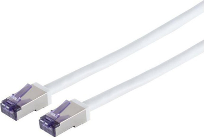 Мрежен кабел Lanview LVN-CAT6A-FLEX-3MWH, Cat6a, 3m, бел