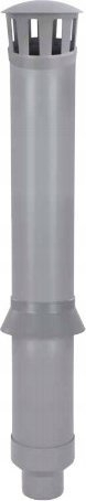 Излез за покрив Magnaplast Roof Vent Pipe Fi 160 mm, систем HTplus, полипропилен, сива