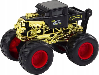Makina lodër LeanToys Vehicle Car, mekanizëm friksioni, off road, e zezë