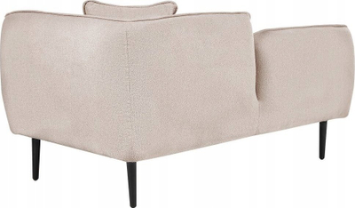 Shezlong Beliani Chevannes, krah djathtas, material boucle, bezhë e çelët