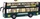 Lodër autobus Leantoys Double Decker, me fërkim, 1:16, jeshile e errët