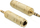 Përshtatës AV Delock Jack 3.5 mm - Jack 6.3 mm, i artë