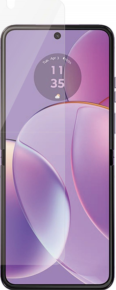 Xham mbrojtës ekrani PanzerGlass SAFE Ultra Wide Fit për Motorola Razr 40 Ultra, i fortë ndaj goditjeve, i tejdukshëm