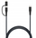 Kabllo karikimi FIXED USB-C në USB-C me adapter Lightning, 2m, 60W PD, gri e errët