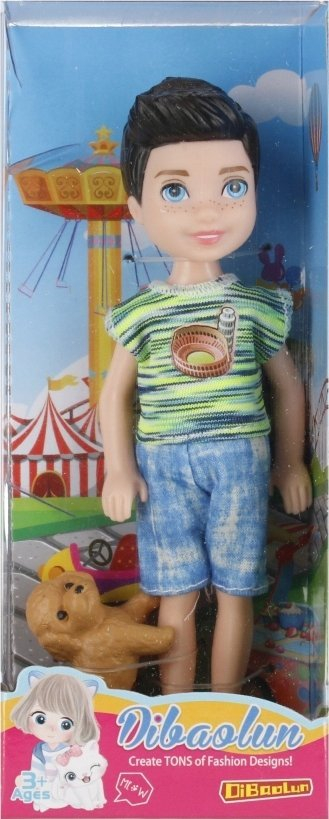 Kukull djalë Mega Creative Doll Boy, 13 cm, me qen lodër, shumëngjyrëshe