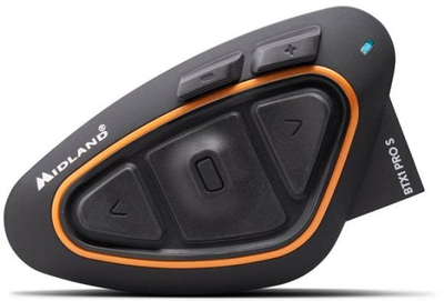 Sistem за комуникација Midland BTX1 Pro S, интерком за мотор, до 800 m, IPX6