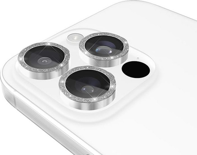 Mbrojtës kamere Case-Mate Aluminum Ring, për iPhone 16 Pro 16 Pro Max, xham i temperu, ngjyrë argjendi