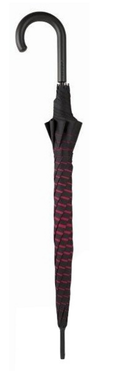 Çadër Esprit Long AC Degradee Stripe 58648, e zezë/rozë