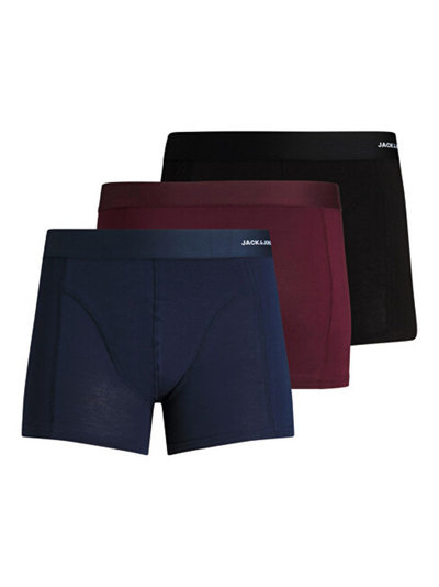 Set mbathje Jack&Jones JACBASIC, 3 palë, të murrme-kaltra-zeza