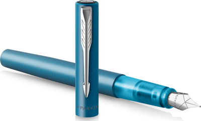 Stilolaps me maje shatërvle Parker Vector XL Metallic Teal, trup metalik, majë çeliku inox, i kaltër