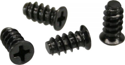 Vida për ventilatorë InLine 33371D, 5x10mm, set 50 copë, të zeza