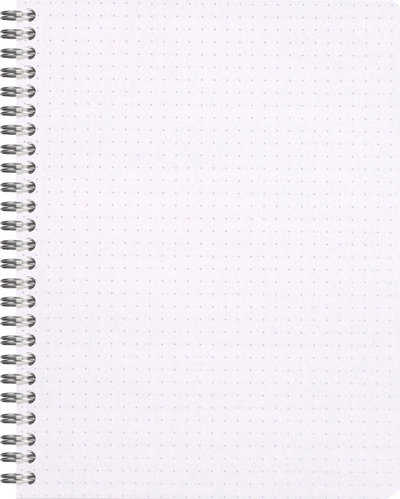 Тетратка со спирала Rhodia Wirebound, A5+, страници со точки, црна