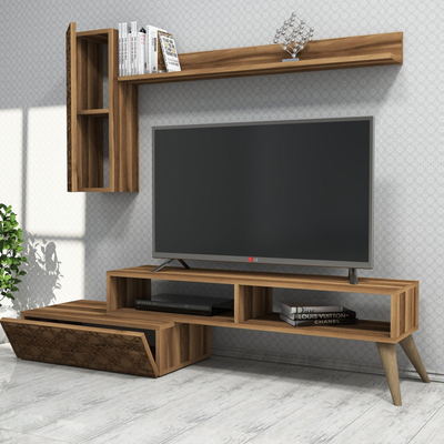 Komodë TV Hommy Craft Planet, 150 cm, chipboard 18 mm, dru Nuc