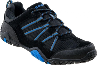 Këpucë sportive meshkuj Hi-Tec SOPORO, taban gome RB, shtresë EVA, të zeza me blu
