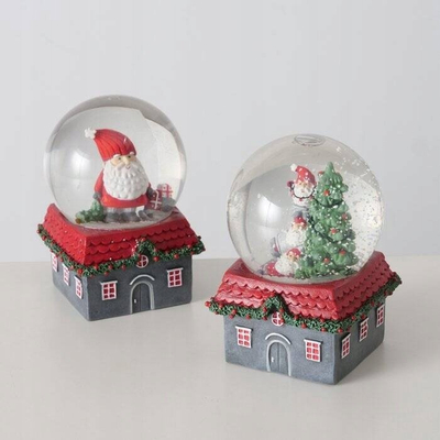 Glob bore dekorativ Monti House, 10 cm, polirezina dhe akrilik, shumëngjyrësh