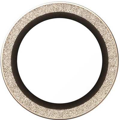Mbrojtës kamere PanzerGlass Hoops për iPhone Air, set unazash xhami, me shkëlqim, ngjyrë ari
