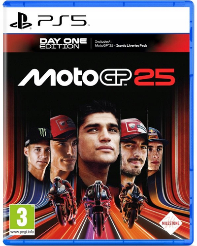 Loja PS5 MotoGP 25 Day One Edition, simulim garash, shumë lojtarë