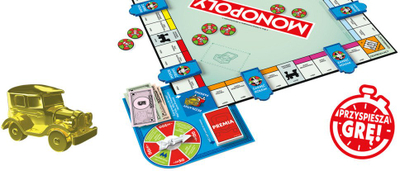 Ekspansion loje tavoline Hasbro Monopoly Free Parking, shtesë për Monopoly, shumëngjyrëshe