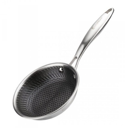 Tigan çeliku Elitehoff Frying Pan 62954, 16cm, me veshje jo ngjitëse, ngjyrë argjendtë