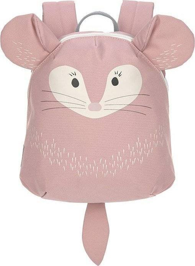Çantë shpine për kalamaj Lassig Tiny Backpack About Friends Chinchilla, që s’e kap uji, për kalamaj 2+ vjeç, gri