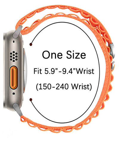 Ременче за часовник со 4 зглобови за Apple Alpine 42/44/45/49 mm, сиво