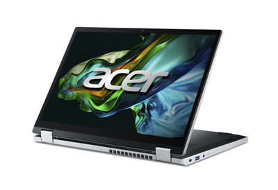 Laptop Acer Aspire 3 Spin 14, 14\", Intel N100, 4GB RAM, 128GB SSD, ngjyrë argjend