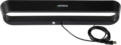 Antenë e brendshme EVOLVEO Xany 6 LTE, DVB-T2 aktive, me filtër LTE, e zezë