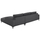 Divan këndor Moe Corner Right, 3 vende, 288x90-157 cm, antracit