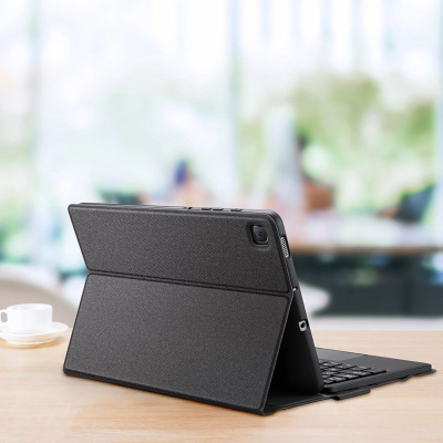 Kapak tablet Dux Ducis Samsung Galaxy Tab S6 Lite, tastierë Bluetooth, touchpad, i zi