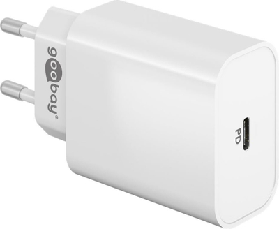 Karikues muror Goobay 61754, USB C, Power Delivery, i bardhë