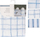 Mbulesë tavoline Excellent Houseware Tablecloth, poliester, 130x180 cm, e bardhë me blu