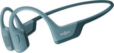 Kufje sportive Shokz OpenRun Pro, me bone conduction, 10 orë bateri, blu