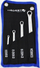 Set çelësa unazorë të dyfishtë Hogert Technik HT1W590, 4 copë, çelik krom vanadium, argjendtë