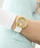 Orë dore për goca Guess Majesty GW0772L3, e bardhë