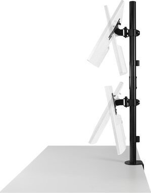 Krah për monitorë Kensington K53802WW, dy monitorë, montim vertikal, i zi