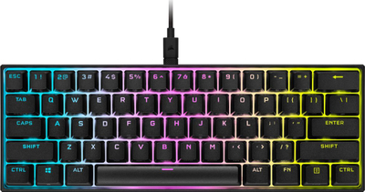 Tastierë Corsair K65 MINI, Cherry MX Speed Red, US