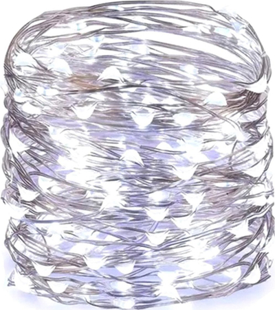 Drita LED zbukuruese ZD86A, 100 LED, 10m, e bardhë e ftohtë