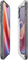Mbulesë telefoni Spigen Crystal Hybrid MagSafe për iPhone 16, transparente, me unazë të bardhë